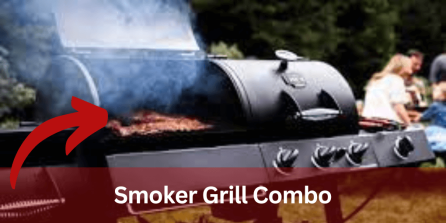 smoker grill combo