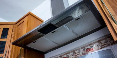 wood range hood